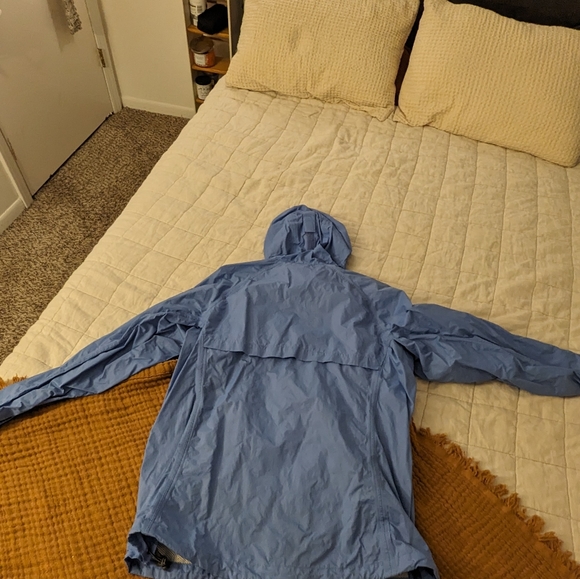 White Sierra sky blue women's rain jacket size large - Picture 3 of 4